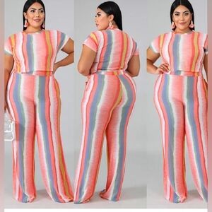 Color block Two Piece